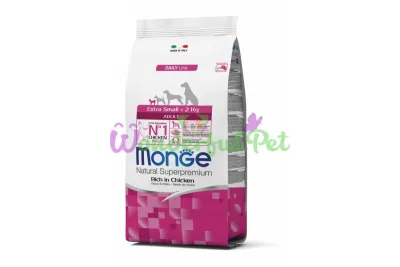 Сухий корм MONGE DOG Extrasmall Adult Chicken Rice 800 г