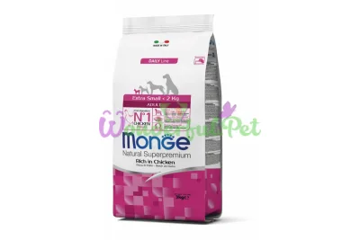 Сухий корм MONGE DOG Extrasmall Adult Chicken Rice 3 кг
