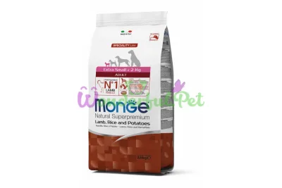 Сухий корм MONGE DOG Extrasmall Adult Lamb Potato 2.5 кг