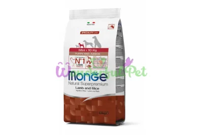 Сухий корм MONGE DOG Mini Puppy Junior Lamb Rice 2.5 кг