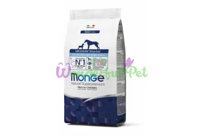 Сухий корм MONGE DOG Starter Medium Chicken 1.5 кг