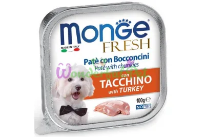 Паштет MONGE DOG FRESH Turkey 100 г