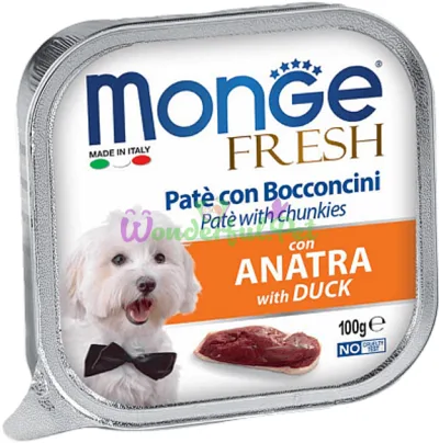 Паштет MONGE DOG FRESH Duck 100 г