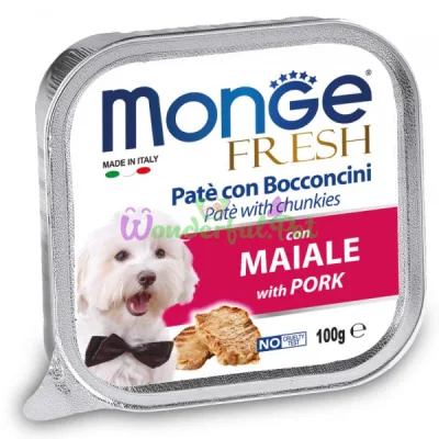 Паштет MONGE DOG FRESH Pork 100 г