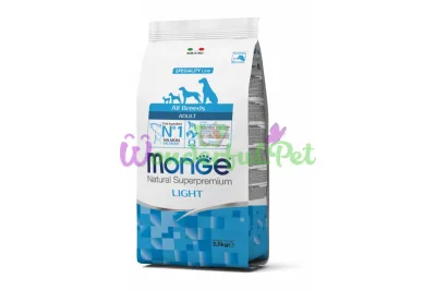 Сухий корм MONGE DOG All breeds Adult Light Salmon Rice 15 кг