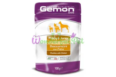 Вологий корм GEMON DOG WET Puppy Junior Chicken 100 г