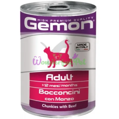 GEMON CAT WET Beef Can 415 g