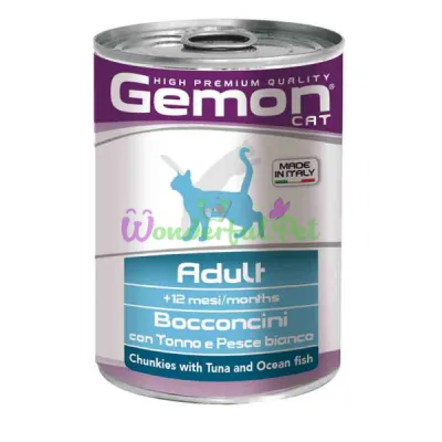GEMON CAT WET Tuna & Ocean Fish Can 415 g