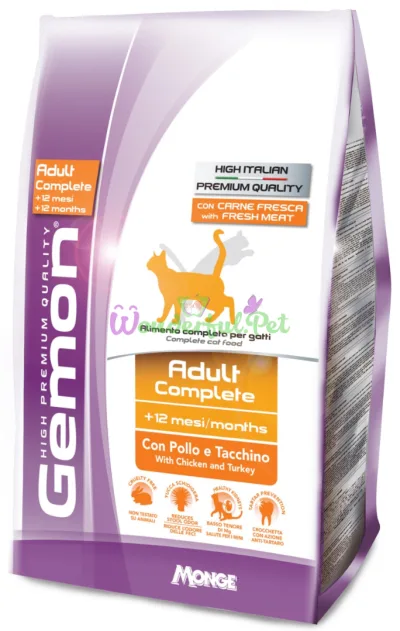 Сухий корм GEMON CAT Adult Complete Chicken Turkey 20 кг