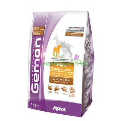Сухой корм GEMON DOG Mini Puppy Junior Chicken Rice 1 кг