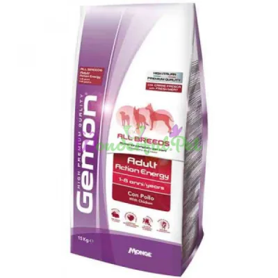 Сухой корм GEMON DOG All breeds Action Energy Chicken 15 кг
