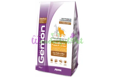 Сухой корм GEMON DOG Medium Puppy Junior Chicken Rice 15 кг
