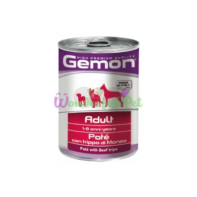 Влажный корм GEMON DOG WET Adult Beef tripe pate 400 г