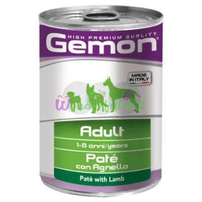 GEMON DOG WET Adult Lamb Pate 400 g