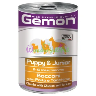 Вологий корм GEMON DOG WET Puppy Junior Chicken Turkey 415 г